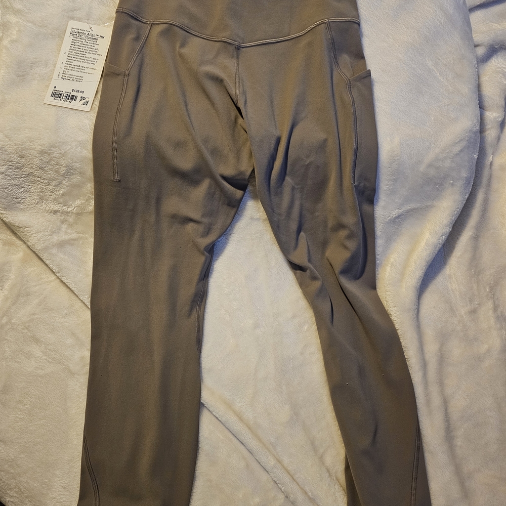 Lululemon Athletica High-Rise Pants in Taupe - Picture 5 of 5